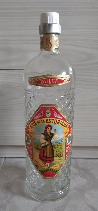 Botella Anís de la Asturiana Dulce Colección
