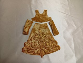 Saya para Virgen de 16.5-20cm