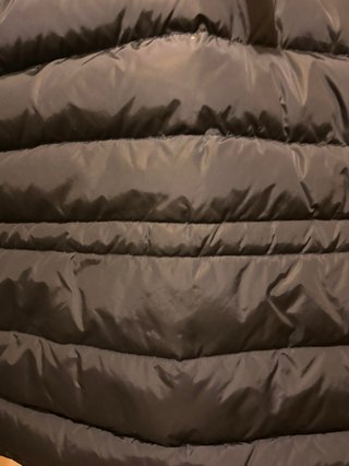 Piumino Moncler Nero con Cappuccio Pelliccia /N5