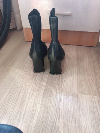 Botas negras tacón