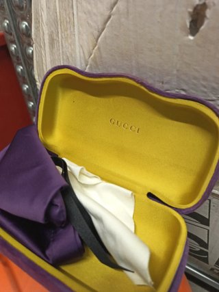 Occhiali da sole Gucci uomo marrone/nero/argentato