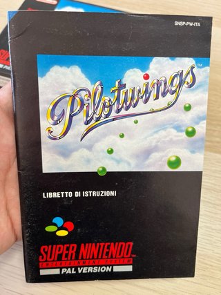 Pilotwings Super Nintendo PAL Ita