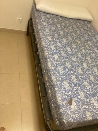 Cama 105cm con supletoria integrada