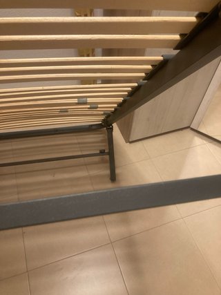 Cama 105cm con supletoria integrada