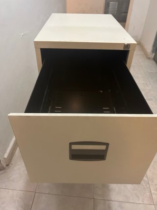 Archiviatore Metallico Beige 2 Cassetti