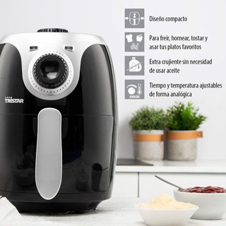 Freidora Tristar 1000W 2L Negra