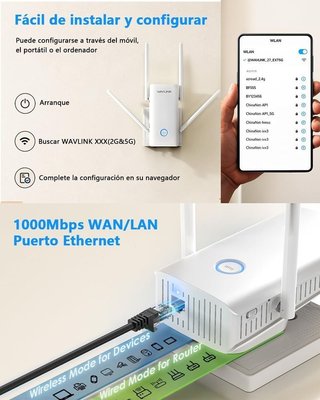 Repetidor WiFi 6 WAVLINK AX3000 NUEVO