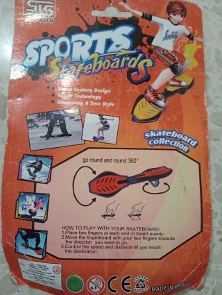 Lote 2 Patinetes Dedos Sports Skateboards