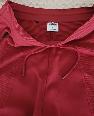 Pantalón chándal Gymshark hombre burdeos