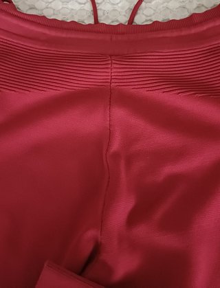 Pantalón chándal Gymshark hombre burdeos
