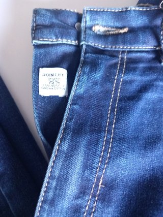 Pantalón vaquero azul Zara
