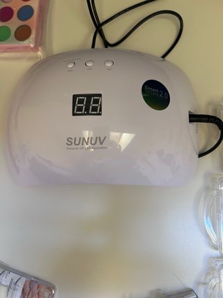 Lámpara LED Uñas Sunuv + Accesorios