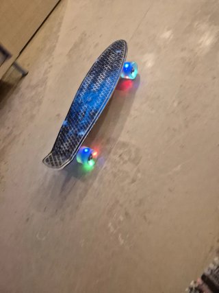 Monopatín skate Penny Board Azul + Protecciones