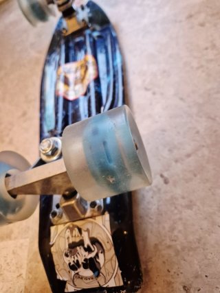 Monopatín skate Penny Board Azul + Protecciones