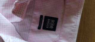 Camicia Boggi Milano Uomo Cotone Rosa