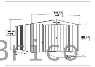 Caseta Metálica Eco Alcoy 353x322x196 cm - Duramax