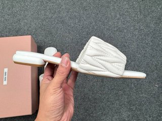 Sandali Miu Miu Bianchi