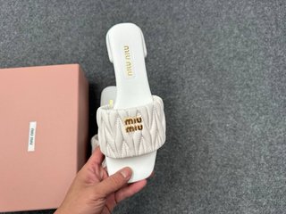 Sandali Miu Miu Bianchi