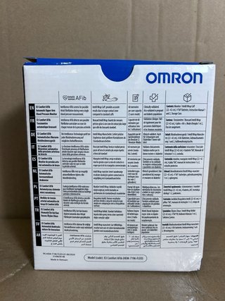 Tensiómetro brazo automático OMRON X3 Comfort AFib
