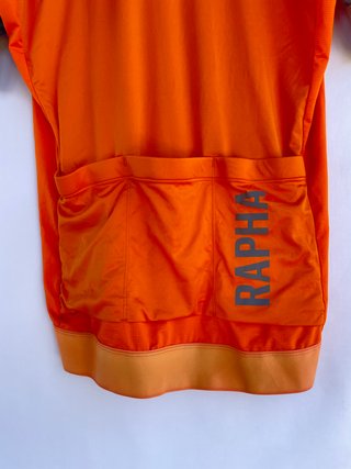 Rapha Maillot Ciclismo Hombre Naranja Talla M