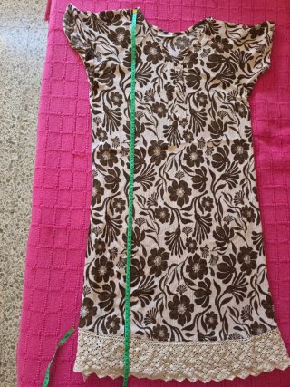 Vestido Tramas. Talla M.