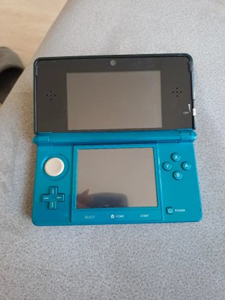 Nintendo 3DS Blu e Nero senza caricatore