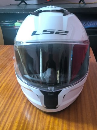 Casco Moto LS2  Stream II Blanco Usado