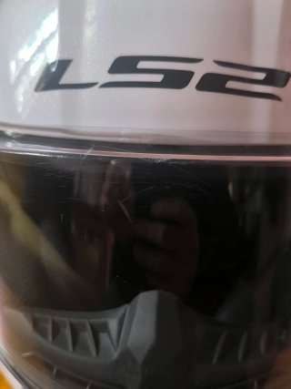 Casco Moto LS2  Stream II Blanco Usado