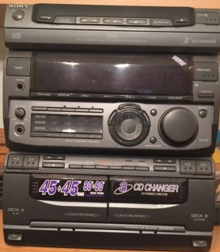 Minicadena Sony 3 CD Changer