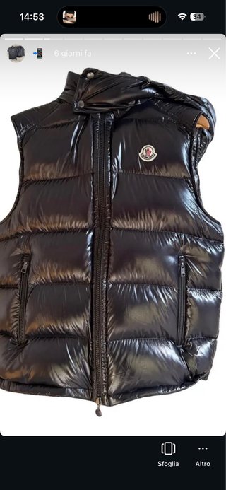 Moncler Smanicato Lucido - Tutte le taglie