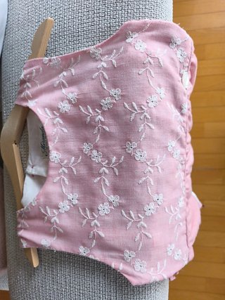 Vestido rosa eventos niña
