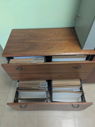 ULTIMAS SEMANAS Cajonera de madera para archivos