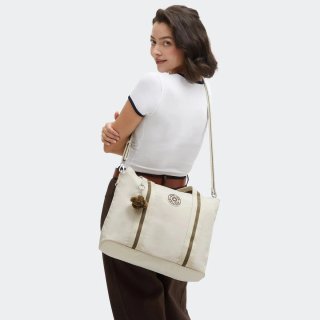Bolso Tote Kipling Minta L Up Beige/Marrón