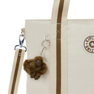 Bolso Tote Kipling Minta L Up Beige/Marrón