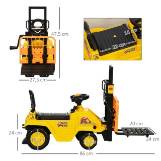 Toro Eléctrico Infantil carretilla elevadora niños