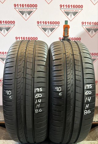 195 60 14 H HANKOOK RUEDA AL 90% VIDA UTIL