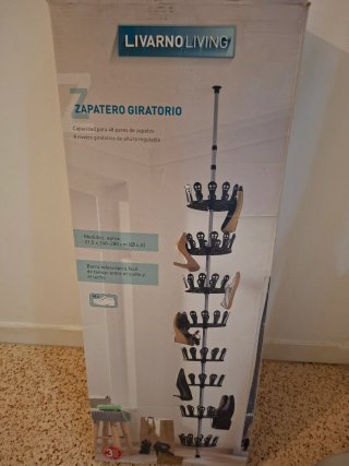 Zapatero Giratorio Livarno Living 48 pares