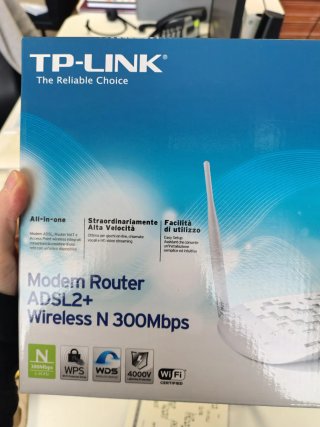 Modem Router TP-LINK ADSL2+ Wireless N