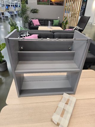 Mueble de baño Ikea Enhet gris