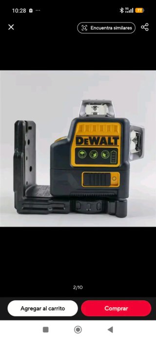 Nivel Láser DeWalt DW089L + Accesorios