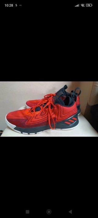 Zapatillas Adidas Hombre Rojas y Negras