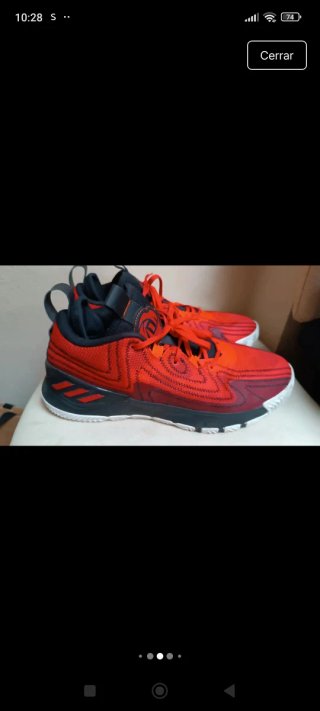 Zapatillas Adidas Hombre Rojas y Negras