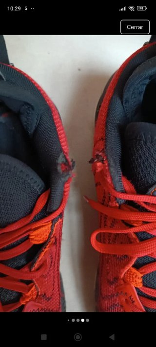 Zapatillas Adidas Hombre Rojas y Negras