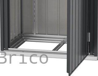 Caseta Armario Metálica Palladium 77x98x196 cm - Duramax