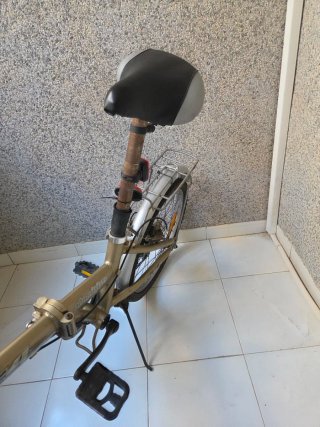 Bicicleta plegable aluminio 8 vel.
