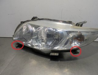 Faro izquierdo toyota 4603359 corolla (e15) luna