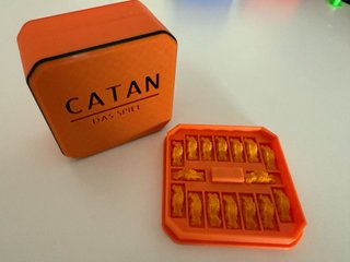 Caja para figuras del juego Catan