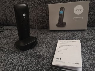 Teléfono Fijo inalámbrico con pantalla iluminada