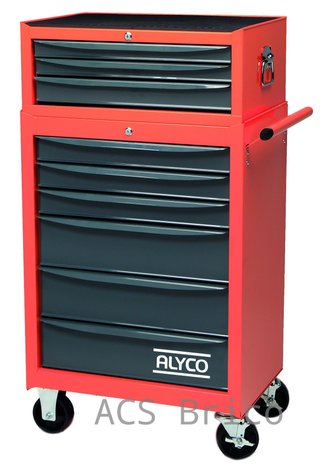 Carrello Attrezzi 6 Cassetti + Baule Alyco 170876