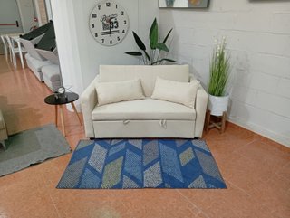 Sofá Cama Beige 2 Plazas